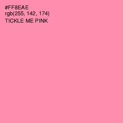 #FF8EAE - Tickle Me Pink Color Image